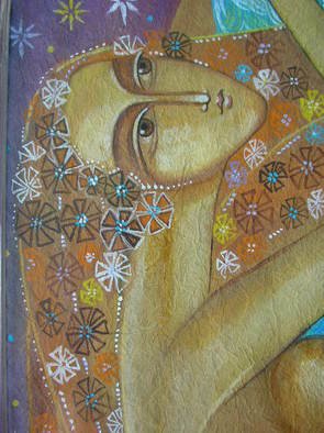 Rumy Stoianova: 'Girl', 2007 Watercolor, Life. 