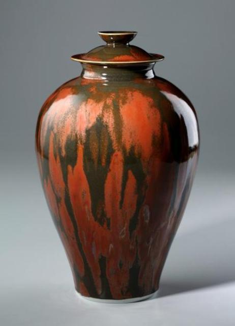 Ivar Mackay  'Autumn Jar', created in 2003, Original Ceramics Wheel.
