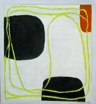 Jan-thomas Olund: 'Opus III', 2016 Oil Painting, Minimalism. Oil on panel.  Playful painting inspired by music and rhythm.  Abstract painting inspired by minimalism.  part of a series of paintingsI work on. ...
