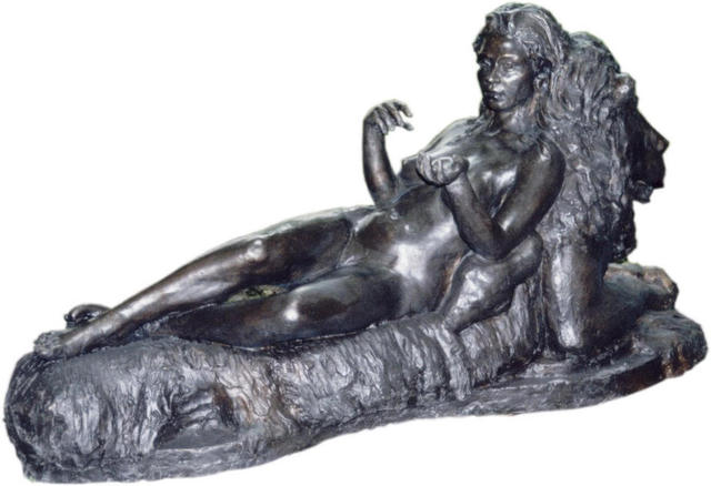 Bruce Naigles  'The Empress', created in 1997, Original Sculpture Ceramic.