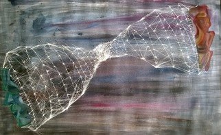Jaymin Makwana: 'we are connected', 2015 Acrylic Painting, Conceptual.  We are all connected  ...