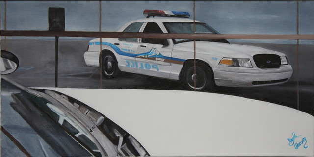 John Chicoine  '1010 Reflection', created in 2011, Original Painting Acrylic.