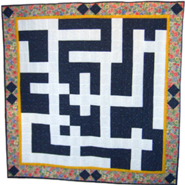 Jean Judd: 'Floral Crossword Puzzle', 2005 Textile Art, Geometric. Artist Description:  One of several textile artworks using a crossword puzzle format.  Hand quilted and hand bound.Artwork is accompanied by a Certificate of Authenticity signed by the artist.Exhibition History - - Juried into the 2006 Quilt Expo at the Alliant Energy Center in Madison, Wisconsin.  Exhibit dates September 14- 16, ...