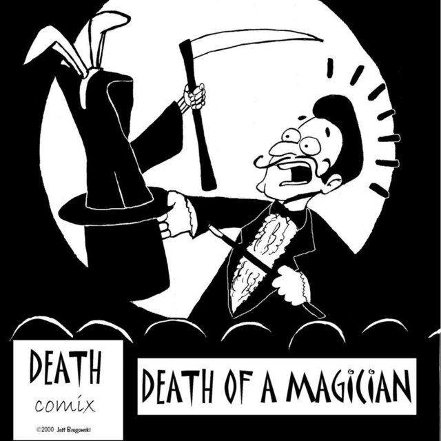 Artist Jeff Brogowski. 'Death Comix  Magician' Artwork Image, Created in 2000, Original Comic. #art #artist
