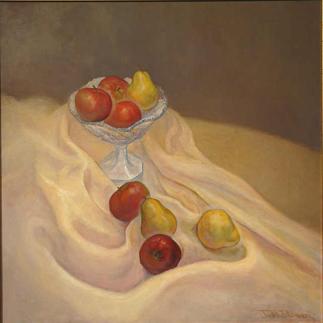 Artist Judith Fritchman. 'Apples And Pears' Artwork Image, Created in 2001, Original Painting Acrylic. #art #artist