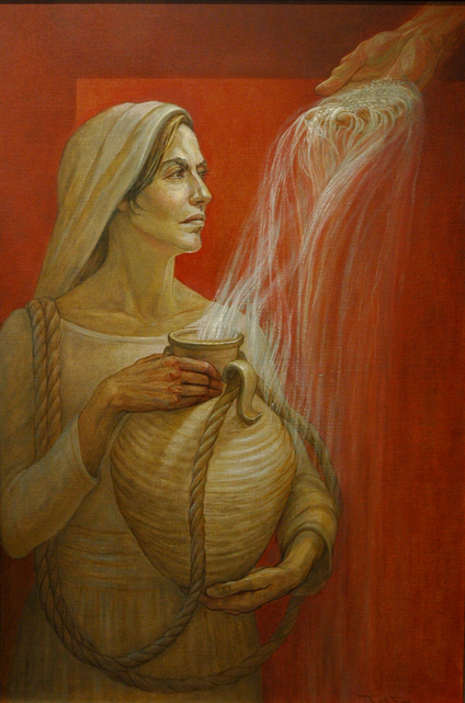 Artist Judith Fritchman. 'Living Water, The Woman At The Well' Artwork Image, Created in 2008, Original Painting Acrylic. #art #artist
