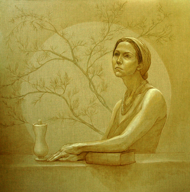 Artist Judith Fritchman. 'Repentant  Magdalene' Artwork Image, Created in 2008, Original Painting Acrylic. #art #artist