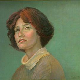 Judith Fritchman: 'The Question', 2000 Oil Painting, Portrait. Artist Description: The bright, inquisitive expression on this young woman' s face was a joy to paint.  Even after a long afternoon she never lost  her enthusiasm and interest....