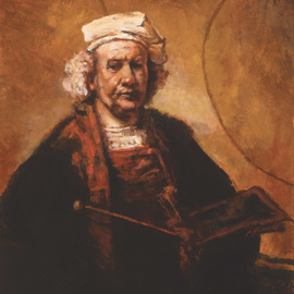 Rembrandt my mentor of light  by John Gamache