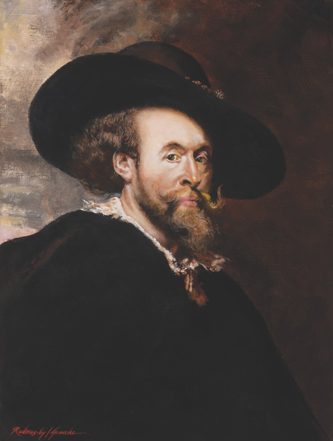 John Gamache  'Rubens Copy By John Gamache', created in 2017, Original Painting Oil.