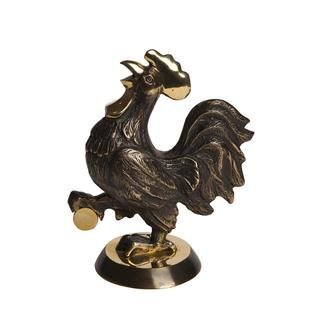 Veaceslav Jiglitski: 'Rooster by Veaceslav Jiglitski', 2004 Bronze Sculpture, Birds. The rooster is a universal solar symbol because it s crowing announces the down.  It is the symbol of the sunrise and of good luck. ...
