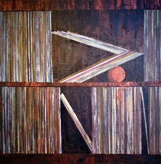 Artist: Jim Lively - Title: 157 record albums - Medium: Acrylic Painting - Year: 2018