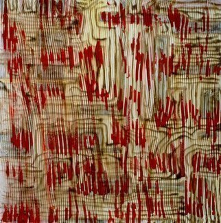 Jim Lively: 'Infrastructure of Pinot Noir', 2013 Other, Abstract.                   Acrylic, Pinot Noir Wine and Acrylic on canvas. Part of 