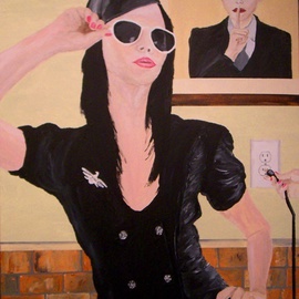Jim Lively: 'Power Exchange', 2009 Acrylic Painting, Erotic. 