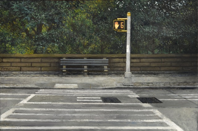 Artist James Morin. 'Crosswalk' Artwork Image, Created in 2022, Original Painting Oil. #art #artist