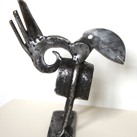 Jean-luc Lacroix Artwork LE PERSIFLEUR STEEL, 2014 Steel Sculpture, Animals