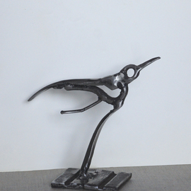 Jean-luc Lacroix Artwork VOLARE, 2015 Steel Sculpture, Birds