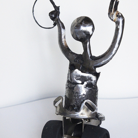 Jean-luc Lacroix Artwork hiah, 2014 Steel Sculpture, Humor