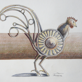 Jean-luc Lacroix Artwork picorette, 2015 Other Drawing, Animals