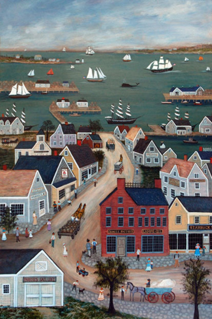 Janet Munro  'THE HARBOR', created in 2008, Original Painting Other.