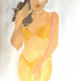 Joanna Glazer: 'Are You Sad', 2010 Acrylic Painting, Portrait. Artist Description:  Are You Sad? ...