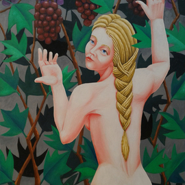 Joao Werner: 'nymph', 2017 Oil Painting, Figurative. 