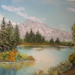 Mountain Lakeview By John Hughes