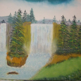 Twin Waterfalls By John Hughes