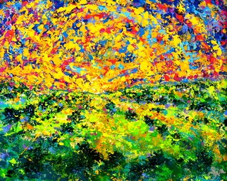 John E Metcalfe: 'Countryside', 2013 Acrylic Painting, Impressionism.        Florida, Artist, Original, Acrylic, contemporary fauvism, impressionism, expressionism, pointillism, color, light, texture,         ...