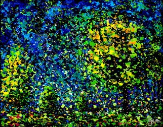 John E Metcalfe: 'Garden Light', 2014 Acrylic Painting, Impressionism.        Florida, Artist, Original, Acrylic, contemporary fauvism, impressionism, expressionism, pointillism, color, light, texture,         ...