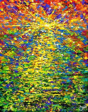 John E Metcalfe: 'Sunrise', 2015 Acrylic Painting, Impressionism.    Florida, Artist, Original, Acrylic, contemporary fauvism, impressionism, expressionism, pointillism, color, light, texture,     ...