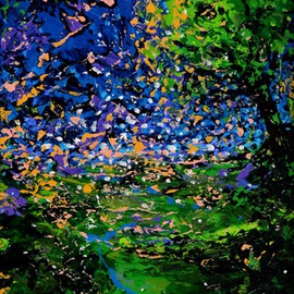 John E Metcalfe: 'The Path', 2014 Acrylic Painting, Impressionism. Artist Description:     Florida, Artist, Original, Acrylic, contemporary fauvism, impressionism, expressionism, pointillism, color, light, texture,      ...