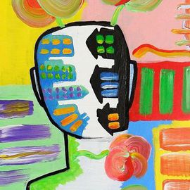 John Pescoran: 'Pescoran Tomorrow Too Much', 2010 Acrylic Painting, Surrealism. Artist Description:   painting, modern, pop, flowers, surreal, surrealism, city, music, pop- art, day, john pescoran,            ...