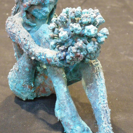 James Johnson: 'Fall', 2012 Bronze Sculpture, Figurative. Artist Description:   archetype, nude, male, beauty, dance, erotic, fantasy, figurative, mystical, meditation, mythology, new age, spiritual, nudes                      ...