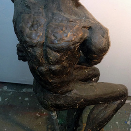James Johnson: 'Rebel', 2013 Mixed Media Sculpture, Figurative. Artist Description: archetype, nude, male, beauty, dance, erotic, fantasy, figurative, mystical, meditation, mythology, new age, spiritual, nudes...