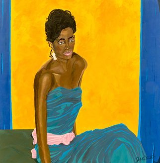 Artist: John Trimble - Title: Blue Bella - Medium: Acrylic Painting - Year: 2015