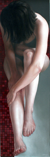 Artist John Smyth. 'Tierce' Artwork Image, Created in 2007, Original Painting Oil. #art #artist
