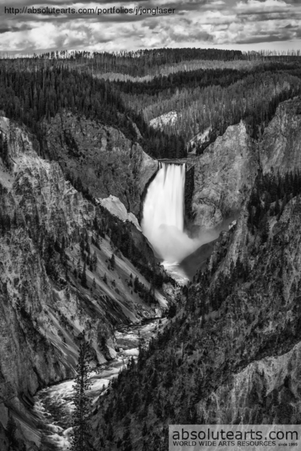 Artist Jon Glaser. 'The Falls Power' Artwork Image, Created in 2013, Original Photography Infrared. #art #artist