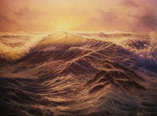 Joseph Porus: 'Spin Cycle', 2004 Oil Painting, Seascape.       Oil on canvas. A highly detailed study of the seas turbulance and currents. Power and grace in such delicate balance. Light sculpts the structure and refracts in a 1000 ways. ...