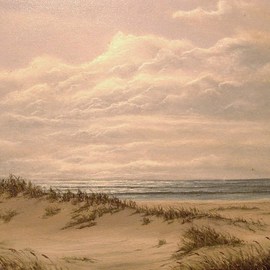 Joseph Porus: 'Waves of Sand', 1988 Oil Painting, Seascape. Artist Description:   Oil on stretched fine canvas.  ...