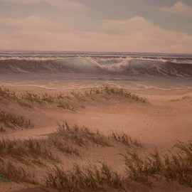 Joseph Porus: 'Waves of Sand', 1992 Oil Painting, Portrait. Artist Description:     Oil on stretched fine canvas   ...