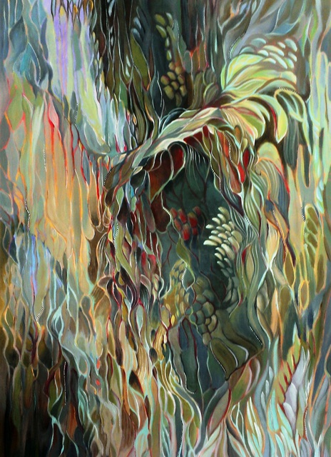 Jan Pozzi  'CAVERN', created in 2014, Original Painting Acrylic.