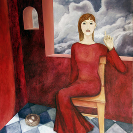 Judyta Bil: 'Lightweighted', 2007 Oil Painting, Figurative. 