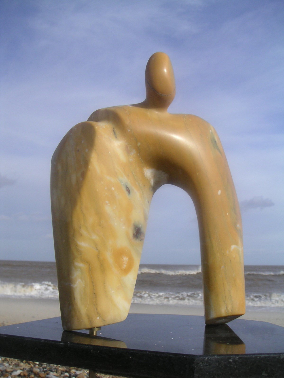 Artist: Julia Cake - Title: L Homme  - Medium: Stone Sculpture - Year: 2007