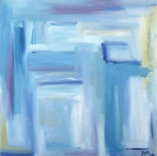Jyoti Thomas: 'Blue', 2005 Acrylic Painting, Abstract. 