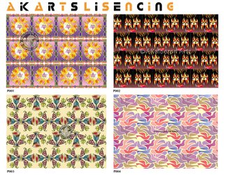 Asher Kalderon: 'PATTERNS', 2013 Giclee, Representational.   SAMPLES of pattern decorative art for individual use to decorate spaces by enlarging art in different sizes to be framed or hanged as tapestry on the wall.      AVAILABLE FOR LICENSING. Each pattern is copyrighted and can NOT be used for commercial purposes without the artist' s permission. WHEN ordering...