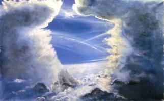 Kalli Matzora: 'paradise', 2015 Oil Painting, Sky. blue, sky, clouds...