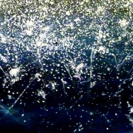 Kalli Matzora: 'stars', 2014 Oil Painting, Sky. Artist Description: stars, night, black andwhite...