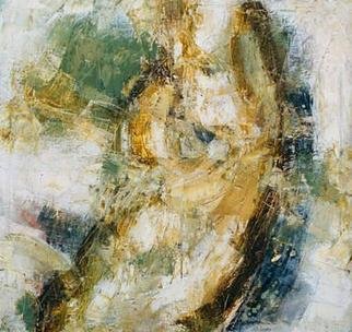 Hans-ruedi Kammermann: 'Body  Gold Variation II', 2001 Oil Painting, nudes. 