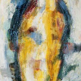 Hans-ruedi Kammermann: 'Golden Pair', 2003 Oil Painting, Love. 